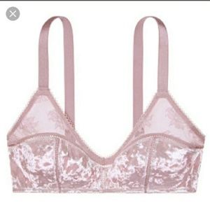 💕VS crushed velvet bralette💕